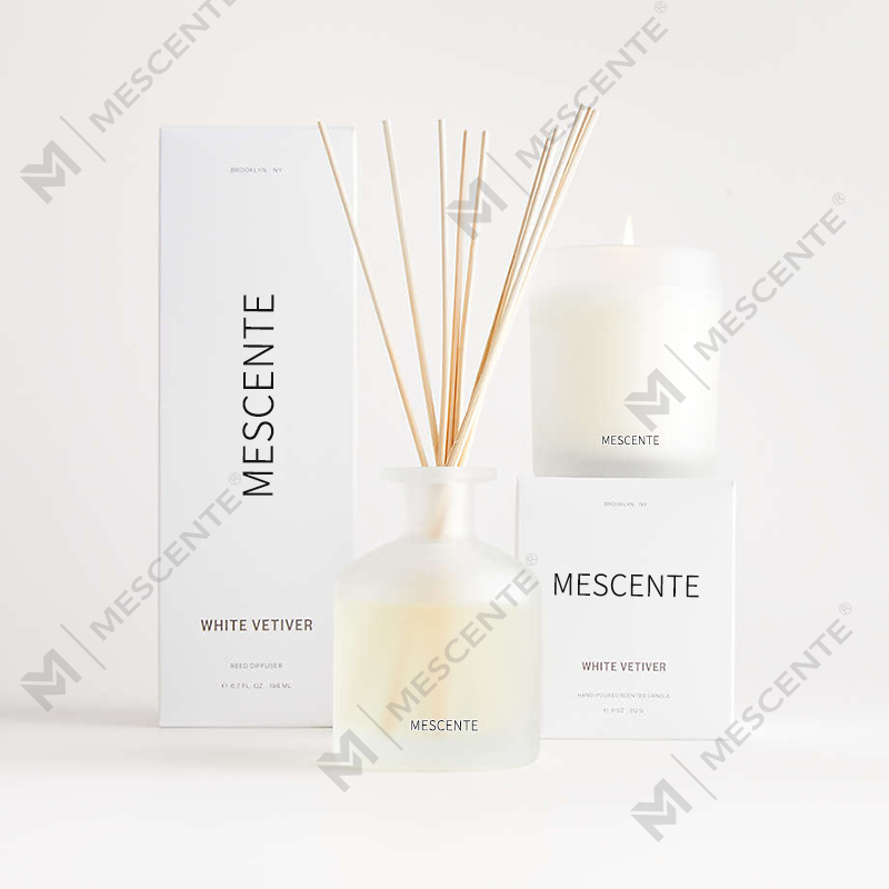 M&Scent mórdhíola só lipéad príobháideach coinnle céir soighe boladh le bosca