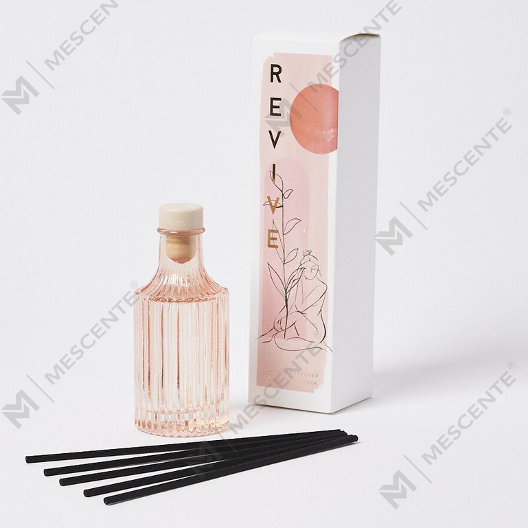 M&Scent Saincheaptha 100ml 200ml Buidéal Gloine Tatakan Chun Scaipeadh Bláthanna Giolcach