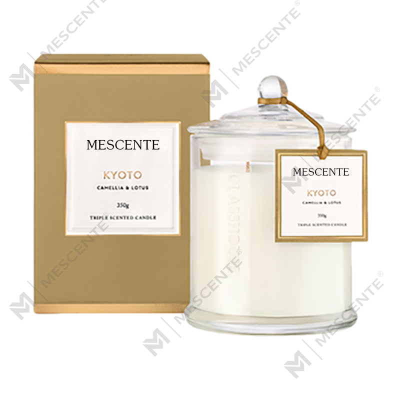 Lipéad Príobháideach Saincheaptha Só Mórdhíola M&Scent Próca cruinneachán na Nollag Coinnle Soighe Scented Le clúdach