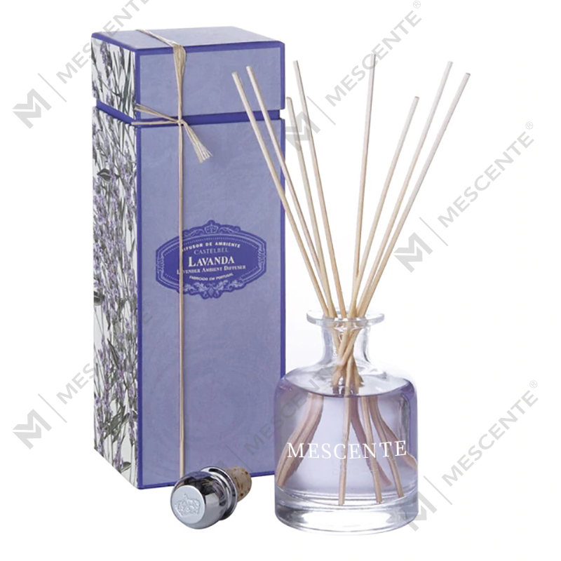 Earrach só 400ml Buidéil Bándearg atá Cairdiúil don Éicea Stroighne Leathar Liath Magnolia Boladh Bataí Bláthanna Diffuser Giolcach